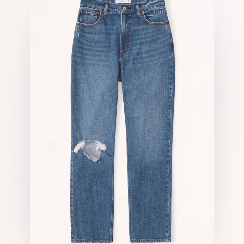 Abercrombie & Fitch Ultra High Rise 90s Straight Jean.